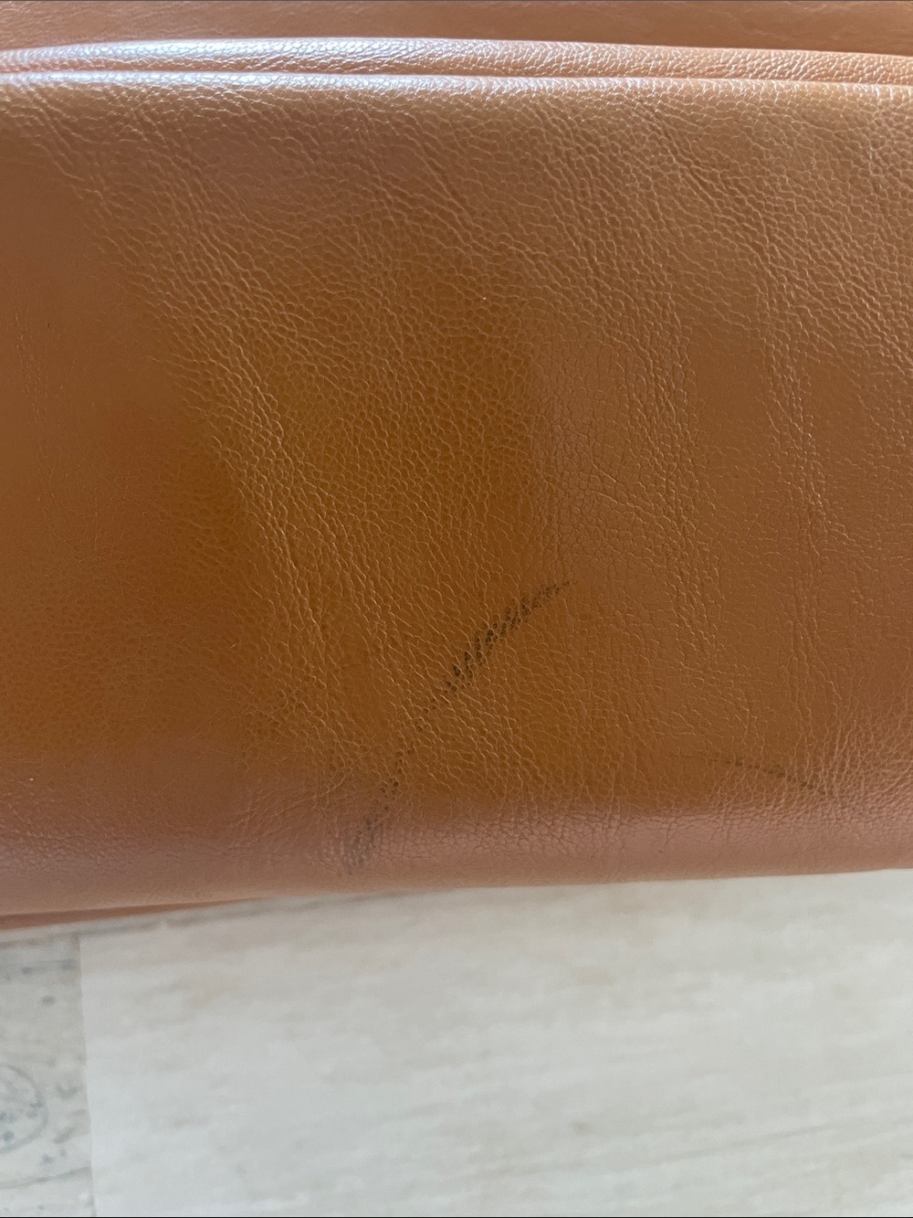Zara Cognac Brown Faux Leather Shoulder Bag - Picture 15 of 16